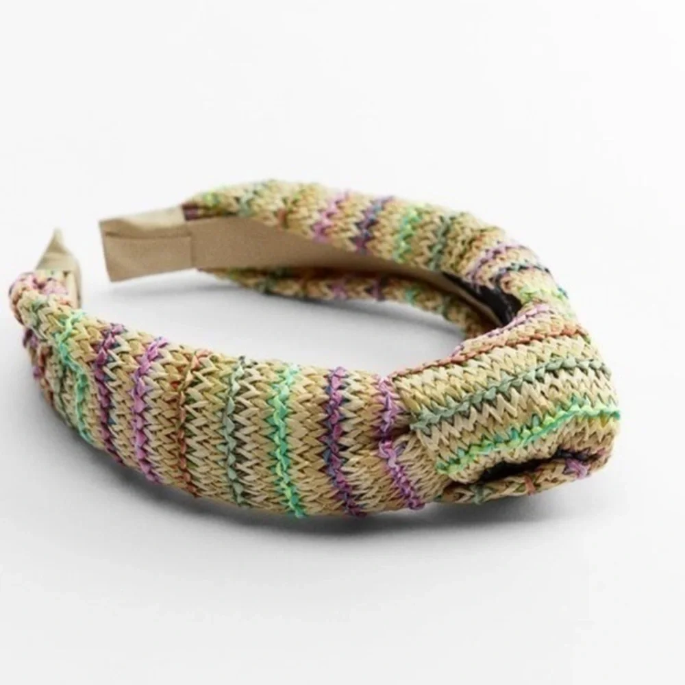 Zara NWT woven knotted headband